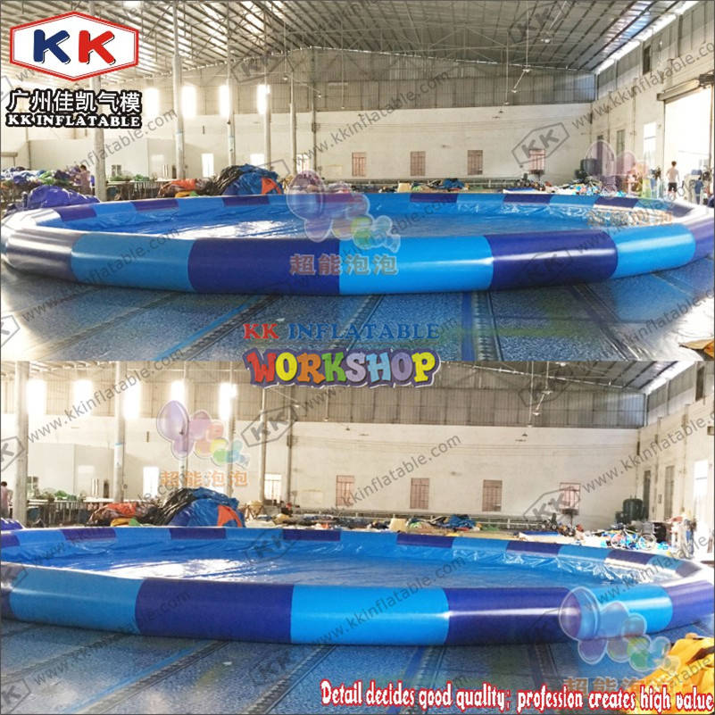 Inflatable round large pool round inflatable pool