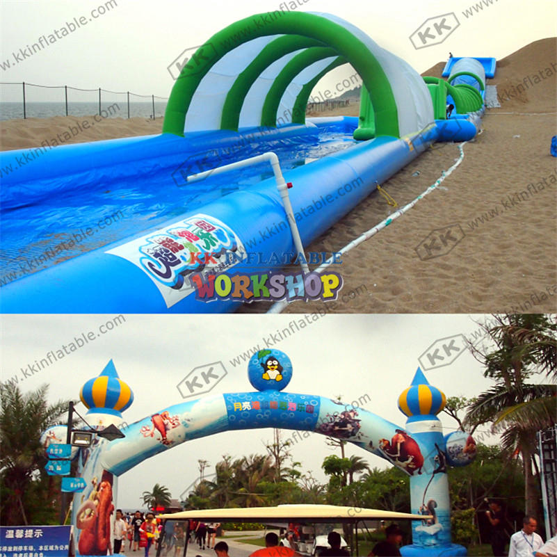 Beach seaside theme water park