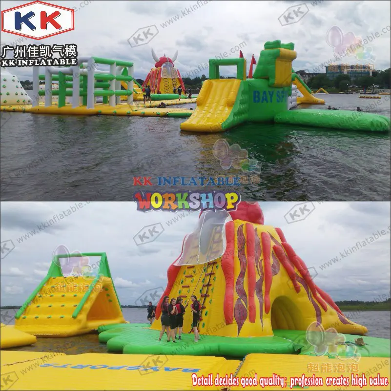 large inflatable water playground dinosaur manufacturer for beach