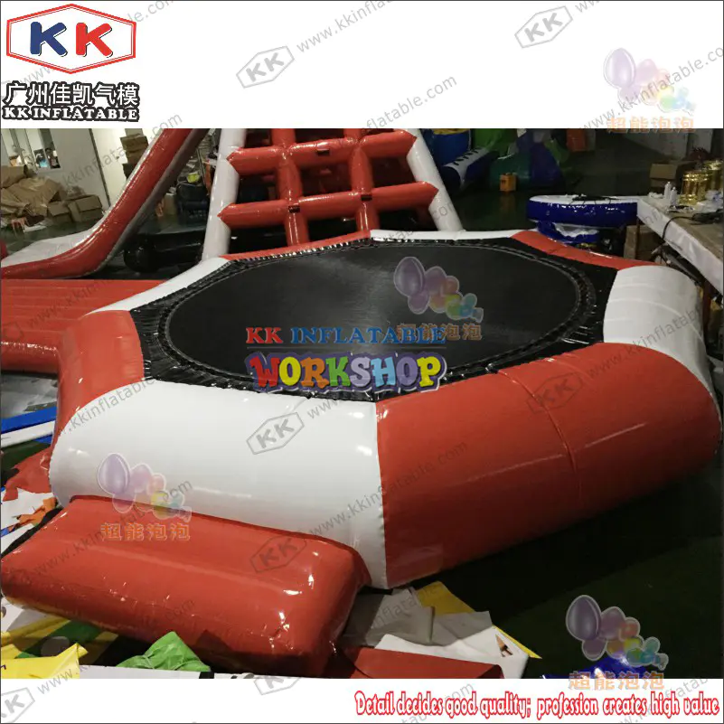 Water land inflatable trampoline