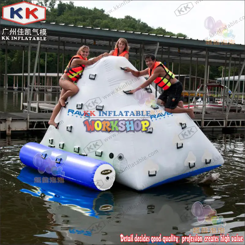 Inflatable water toys floating iceberg for Water park games