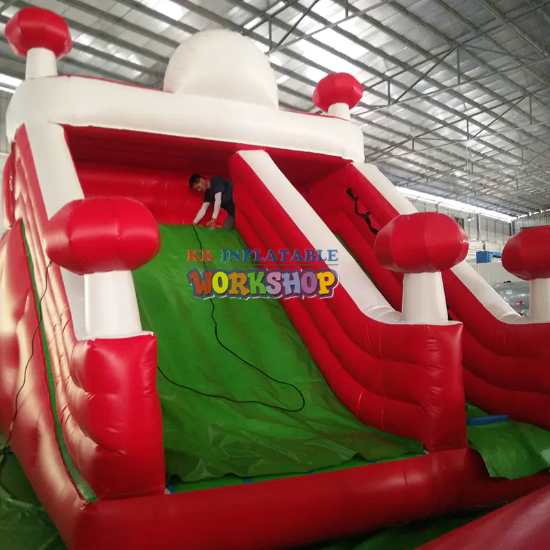 inflatable bounce with slide
