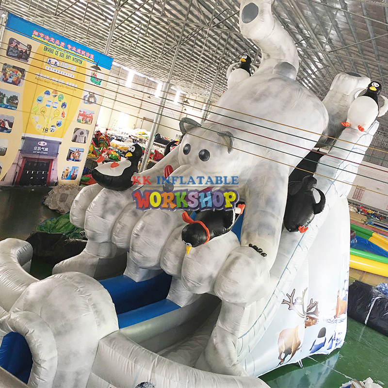 Large Polar Bear inflatable fun city