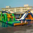 blue inflatable water parks animal modelling for beach
