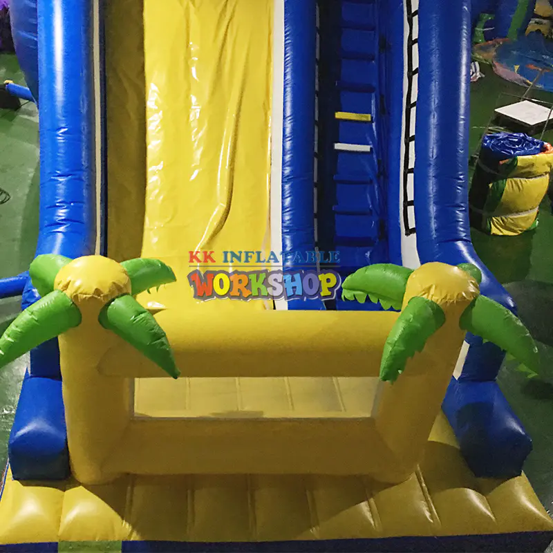 Backyard Large Inflatable Slide Wave Slide For Commercial Use