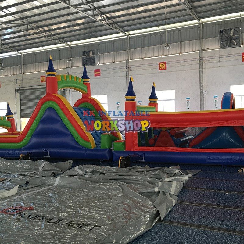 KK INFLATABLE attractive water obstacle course good quality for racing game-2