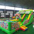 KK INFLATABLE fire truck moon bounce manufacturer for paradise