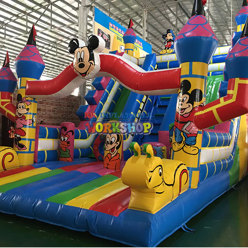 Ship To Russia Inflatable Cartoon Bouncy Castle Slide