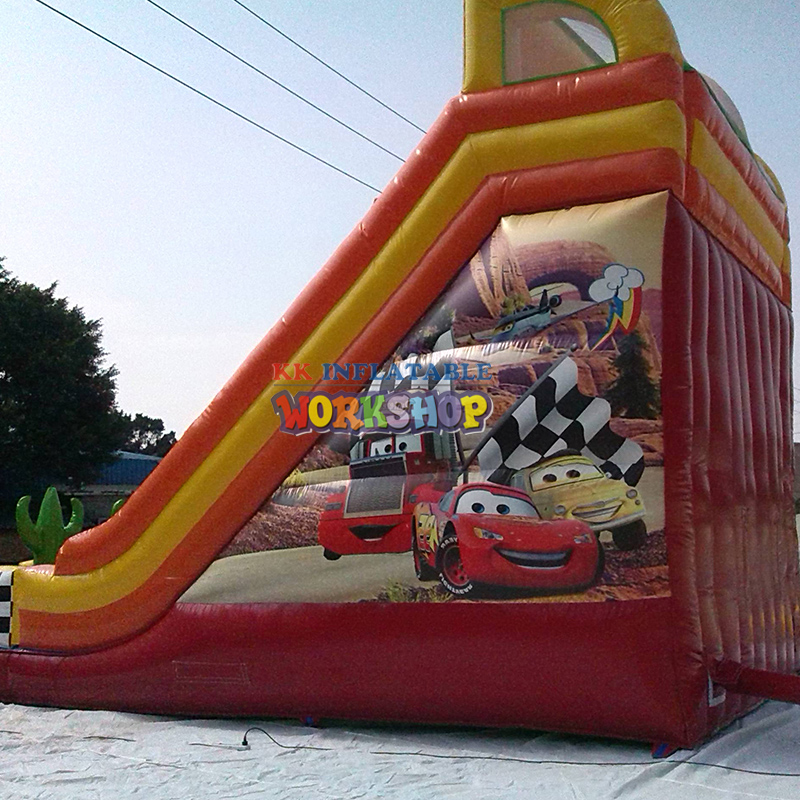 Super wings Jett car slide bouncer castles inflatable bouncy slide