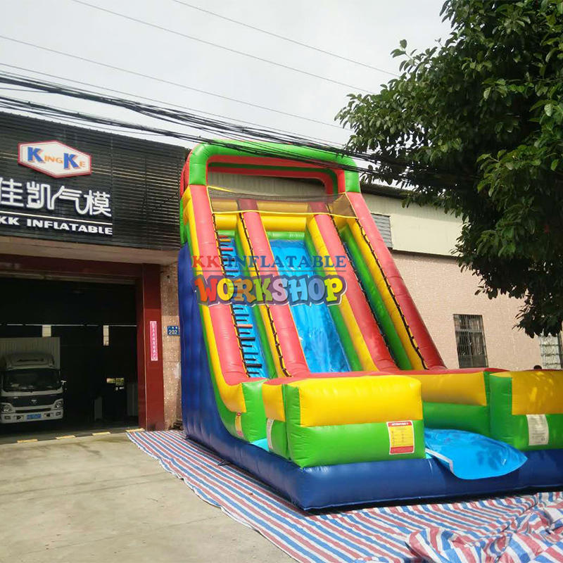 Inflatable Jumper With Slide Inflatable Jumping Castle Slide Inflatable Rainbow Slide for Kids And Adults