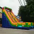 fire truck shape cheap water slides supplier for swimming pool KK INFLATABLE