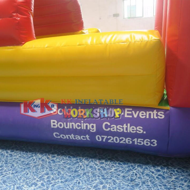 PVC Material Inflatable Bouncing Castle Slide With House Moonwalk