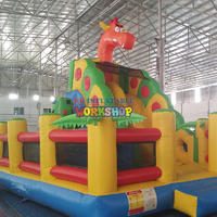 Inflatable Bouncer Castle With Slide