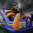 KK INFLATABLE transparent pig bouncy slide manufacturer for swimming pool