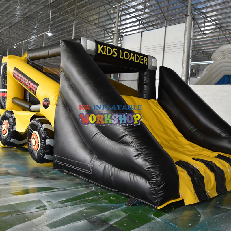 Car theme inflatable slide jumping bouncer