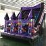KK INFLATABLE jump bed bouncy castle with slide supplier for paradise
