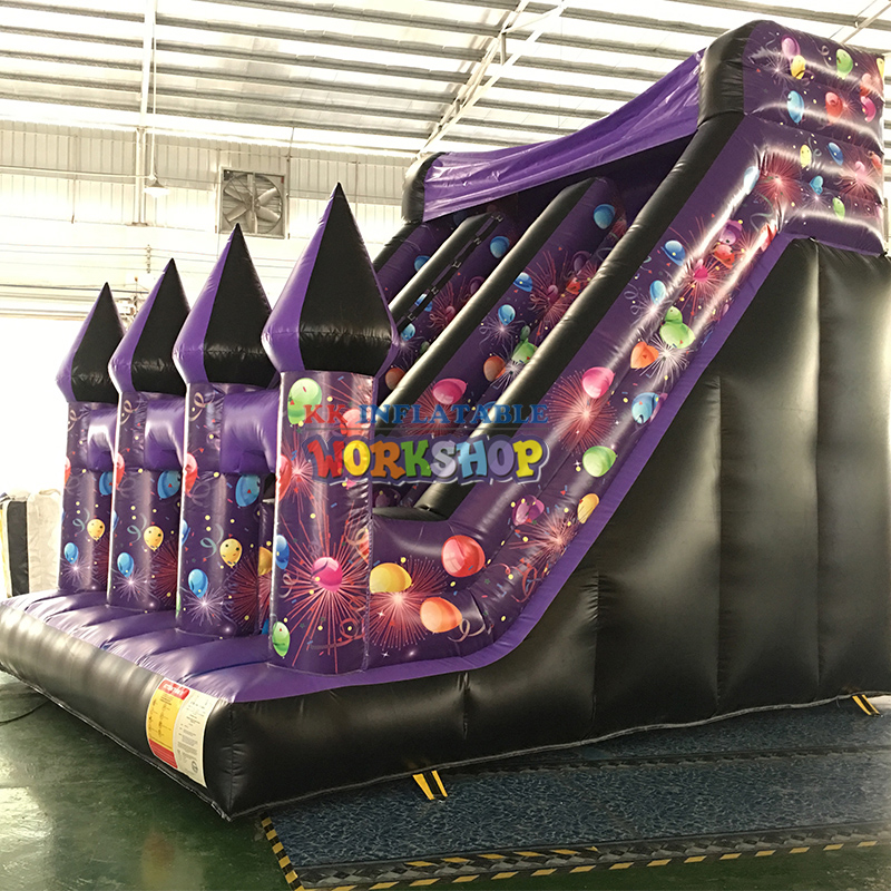 Castle Inflatable Slide multi channel slide