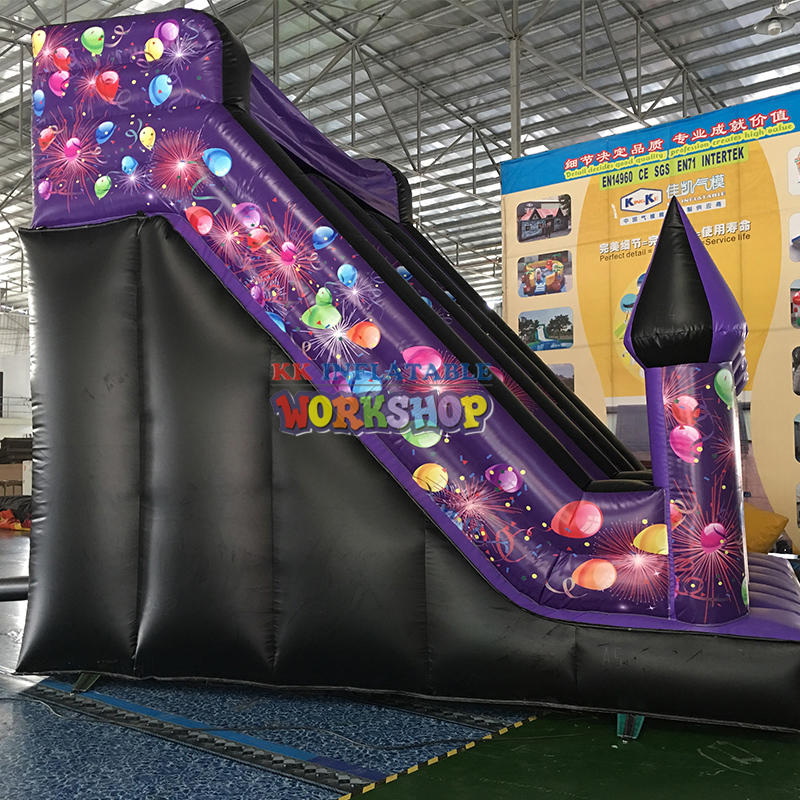 inflatable dry slide kids castle