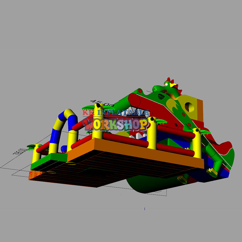 commercial inflatable play center colorful for kids KK INFLATABLE