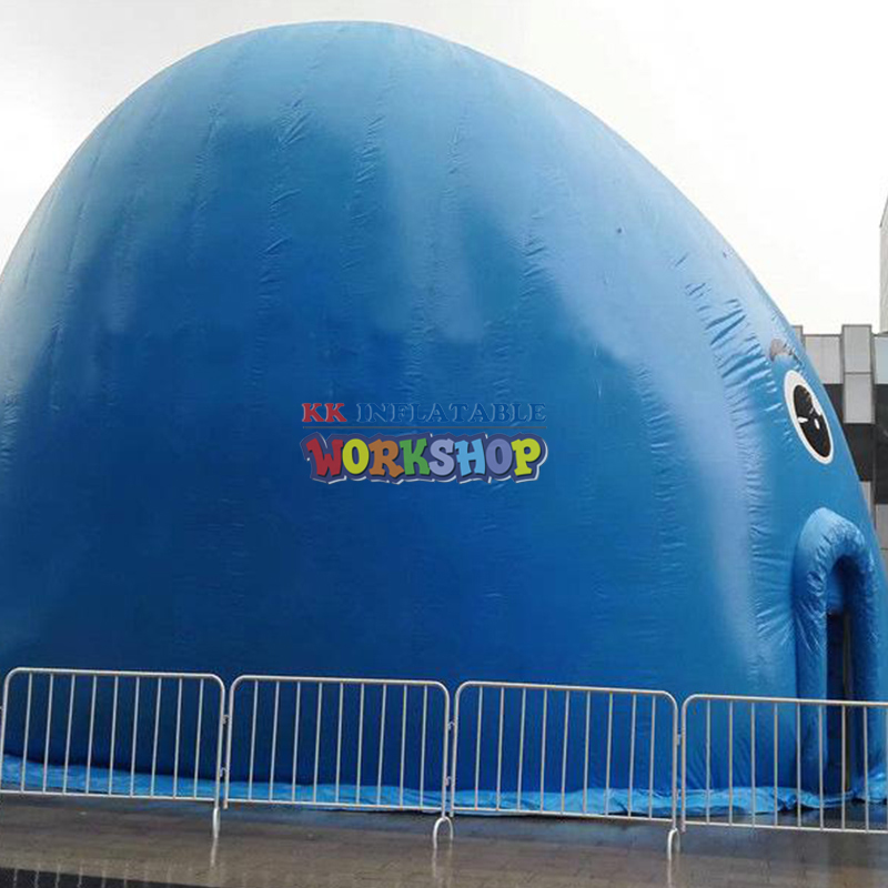 PVC giant inflatable whale tent inflatable park