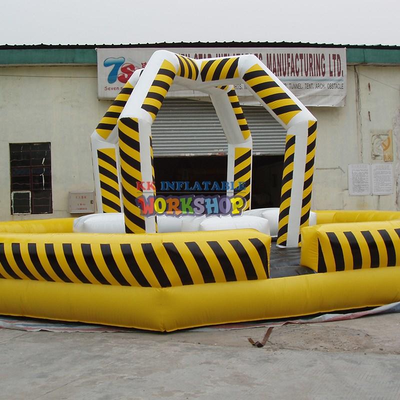 large slide pool inflatable playground tarpaulin for party KK INFLATABLE
