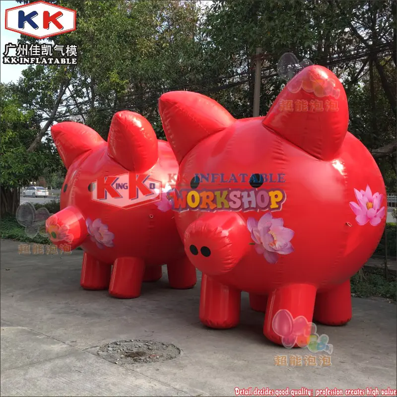 Inflatable Pig  Model for Advertising