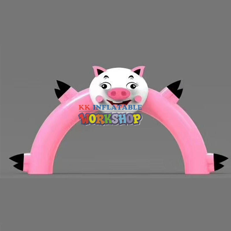 giant inflatable Transparent pig bouncer