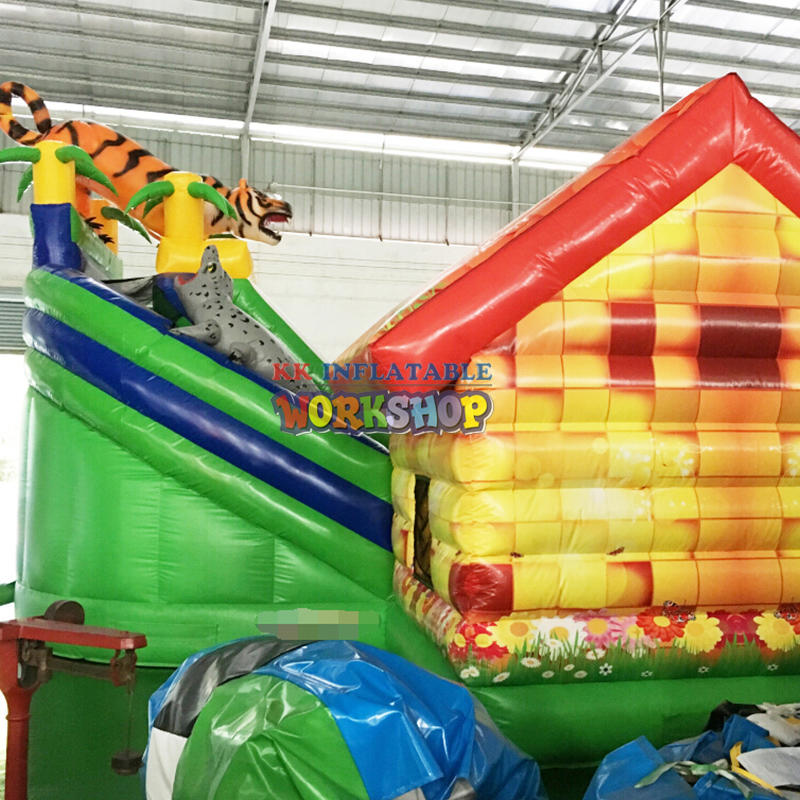 Commercial outdoor inflatable playground