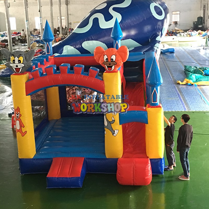 KK INFLATABLE sewing technology inflatable combo wholesale for amusement park-2