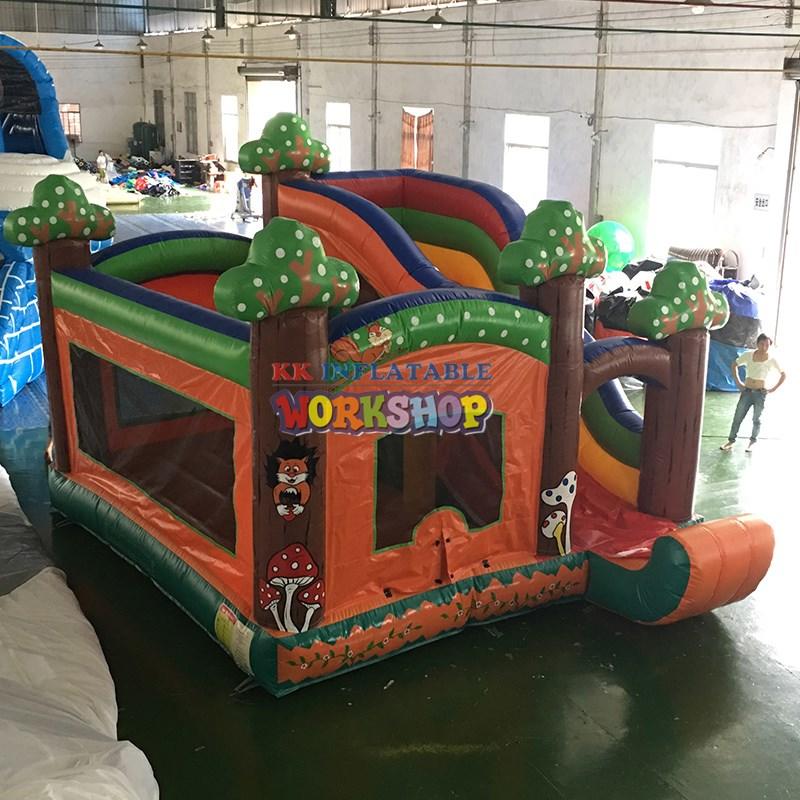 KK INFLATABLE quality indoor inflatables trampolines for amusement park