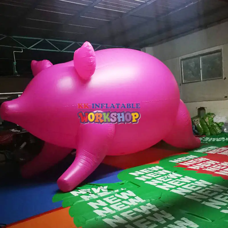 inflatable flying pig for advertisement display