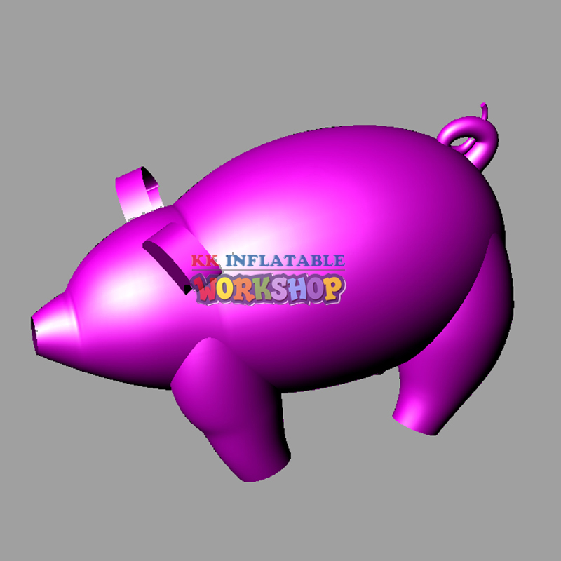 inflatable flying pig for advertisement display