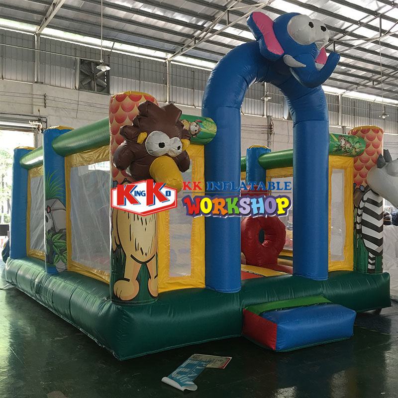 KK INFLATABLE pvc water slide jumper factory direct for paradise