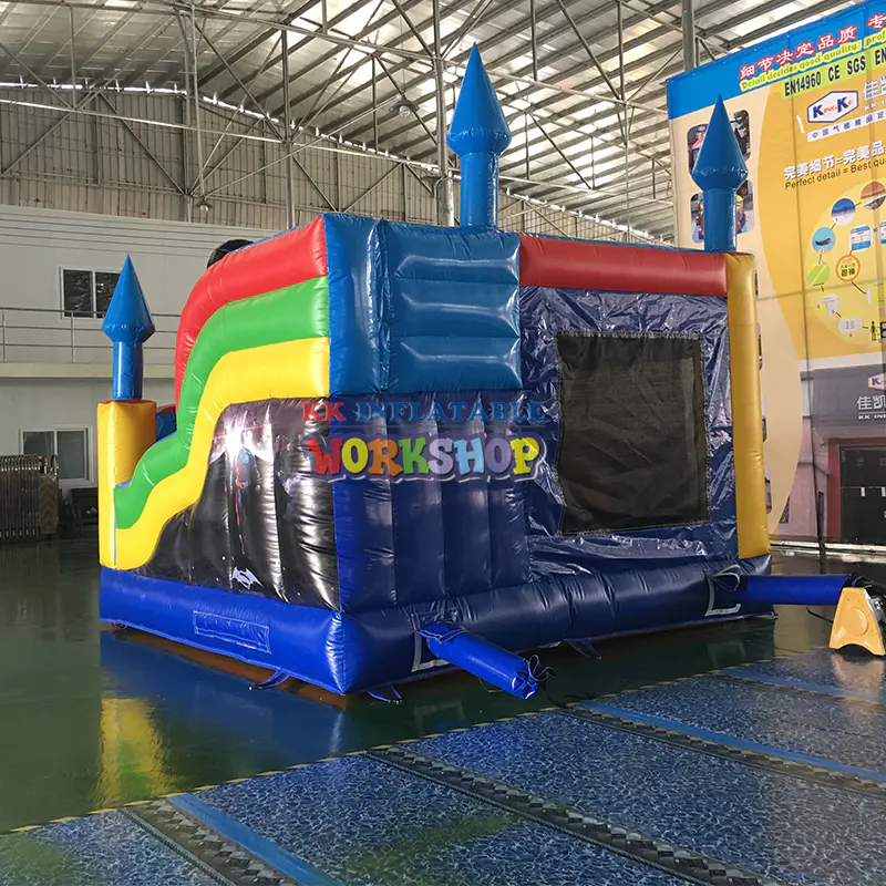 Commercial Rental Inflatable Justice League Combo, Air Bounce Slide Party Event Rental Use
