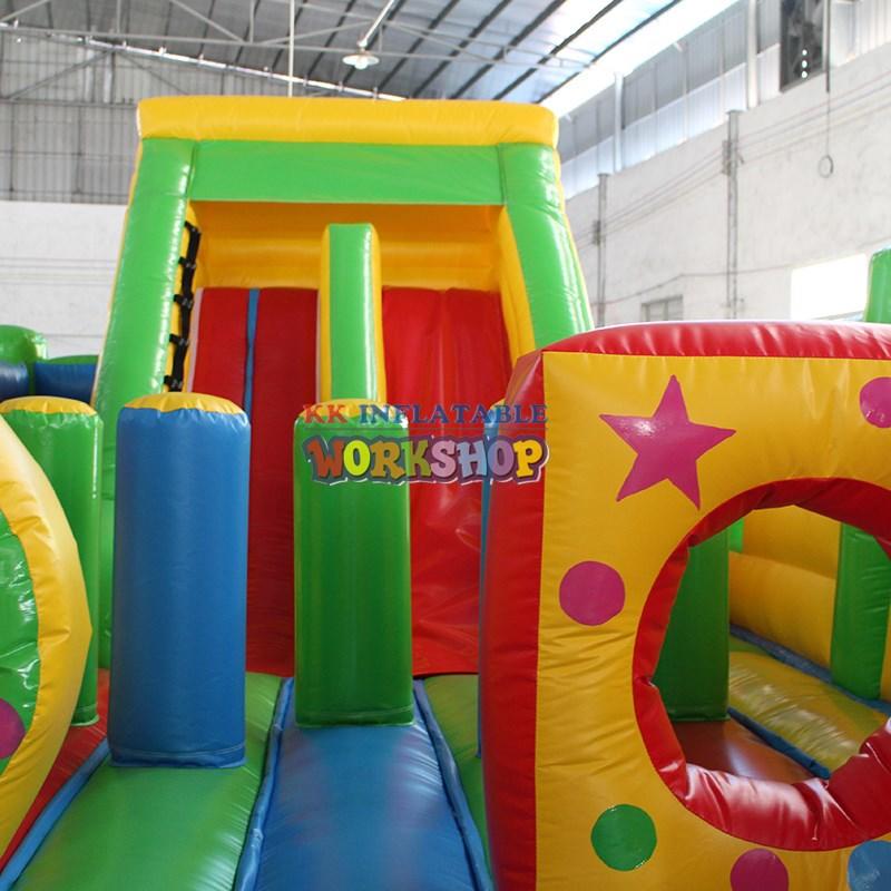 KK INFLATABLE creative bouncy castle with slide various styles for playground