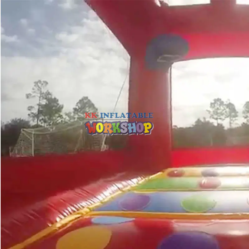 Jump Factory Commercial Inflatable Fire truck Bus Bounce house