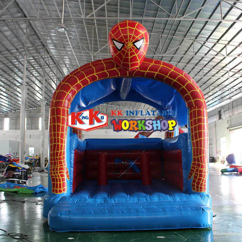 Inflatable Spiderman Bouncer Castle Jumping Moonwalk For Indoor or Outdoor