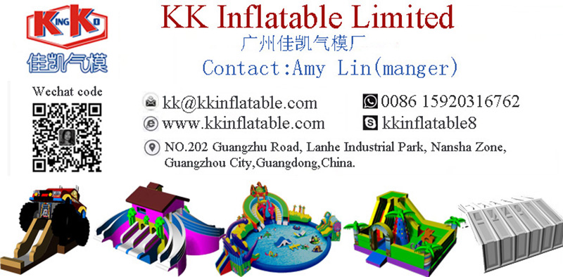 KK INFLATABLE portable inflatable playground colorful for party-23