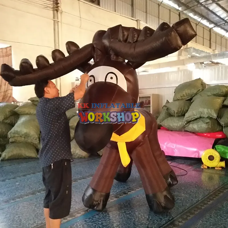 Christmas inflatable elk deek for sale