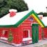 Oxford Fabric Inflatable X'Mas Castle House, New Christmas Tent Inflatable Decorations