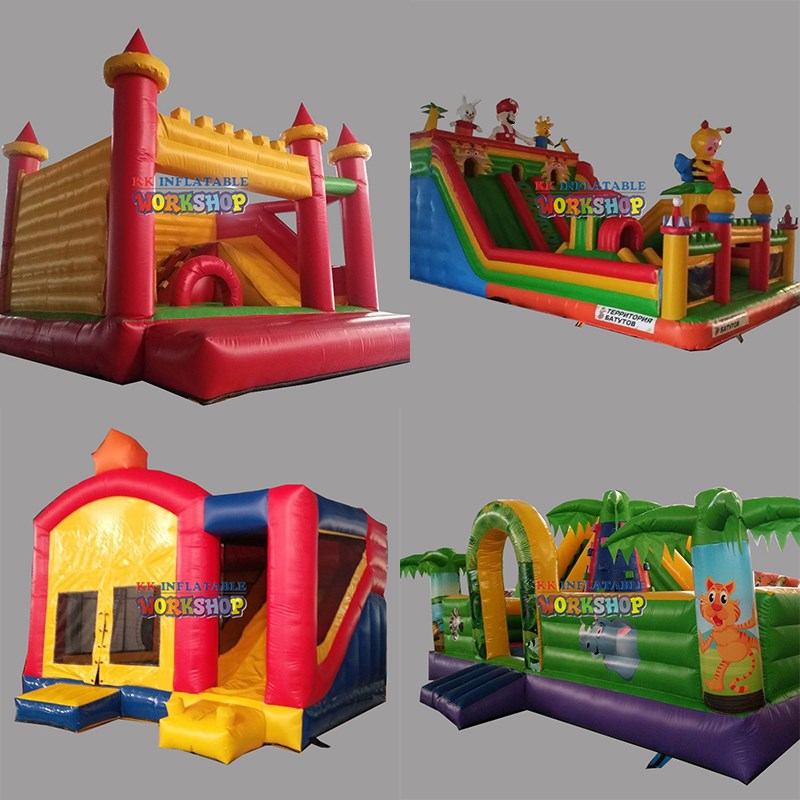 KK INFLATABLE portable inflatable combo manufacturer for christmas