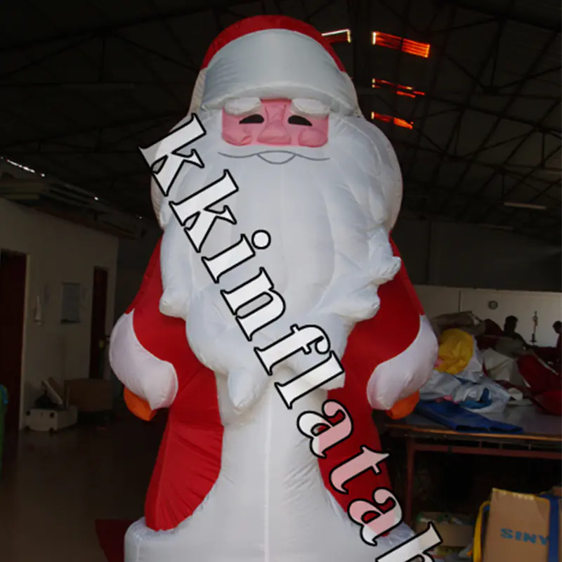 Christmas holiday decorations giant inflatable Santa Claus