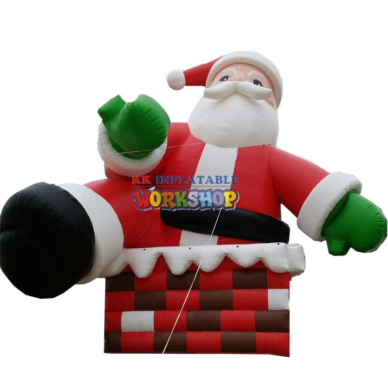 giant outdoor christmas decoration inflatable santa claus
