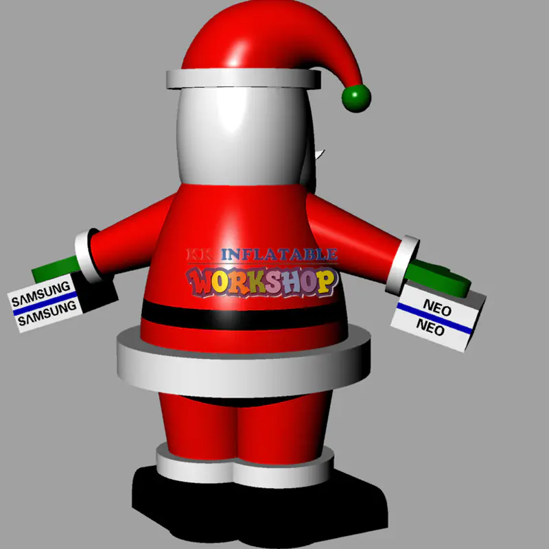 Inflatable Santa Claus model for Christmas party