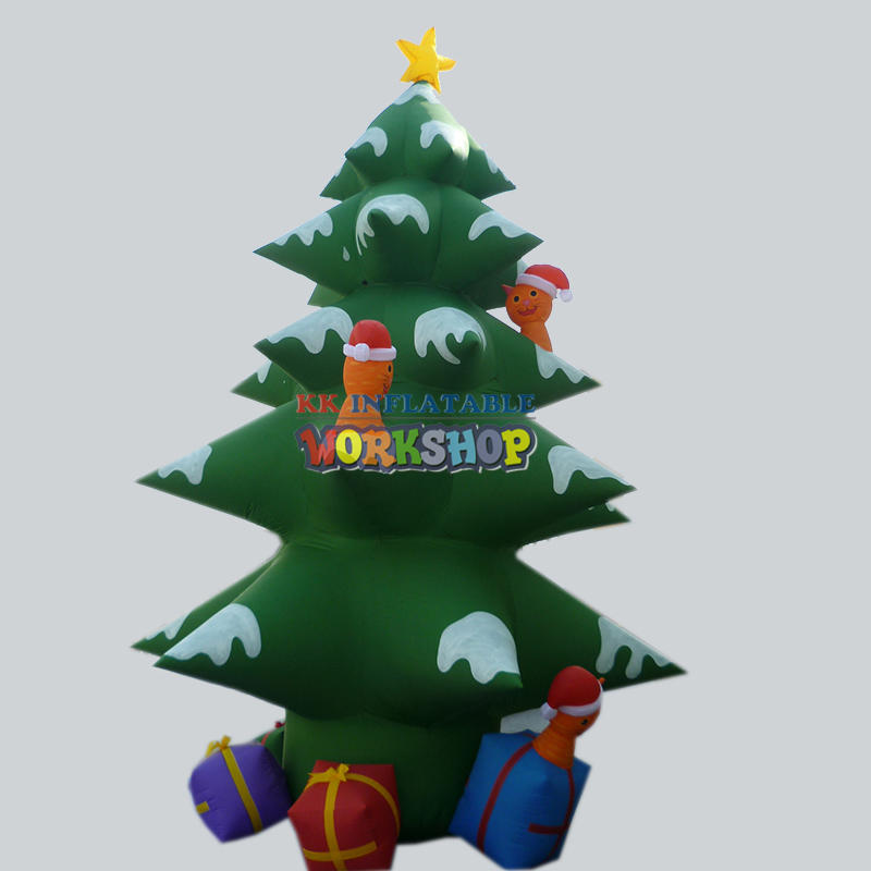 inflatable Christmas model Santa Claus, snowman, Christmas tree, house