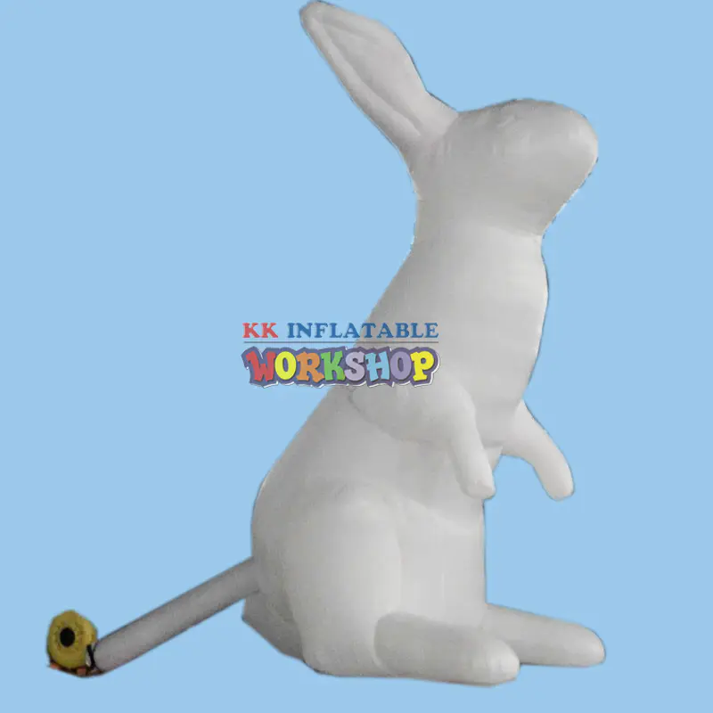 Popular outdoor white giant inflatable rabbit