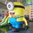 KK INFLATABLE portable minion inflatable supplier for shopping mall