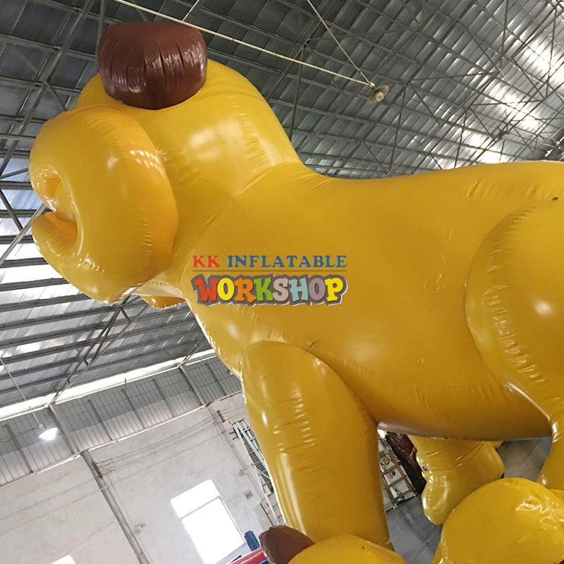 advertisement giant inflatable dog