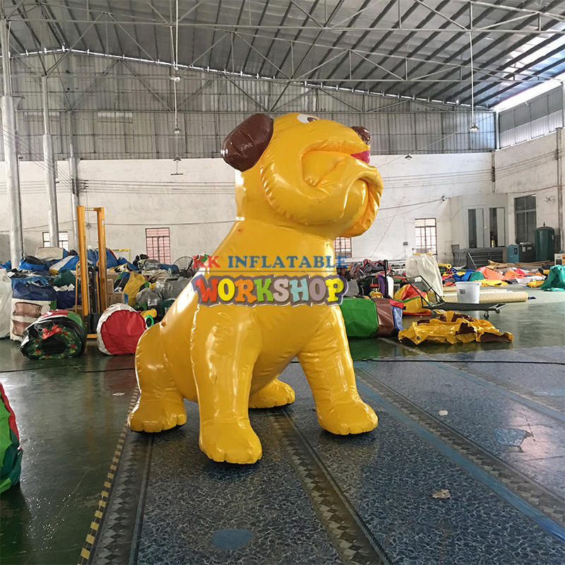 advertisement giant inflatable dog