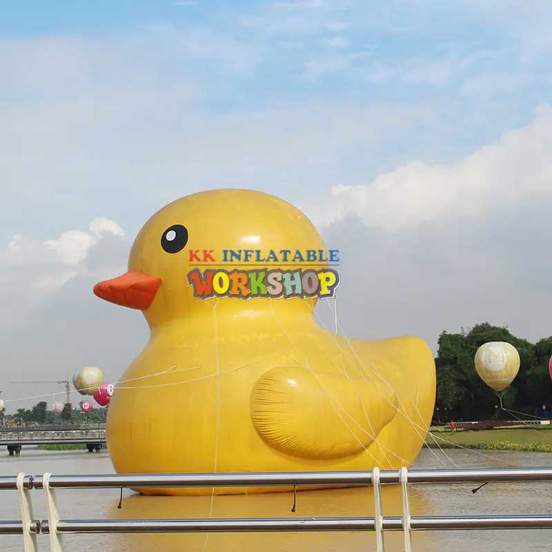 33ft Outdoor Giant Inflatable Promotion Yellow Rubber Duck Floats Pool Lake